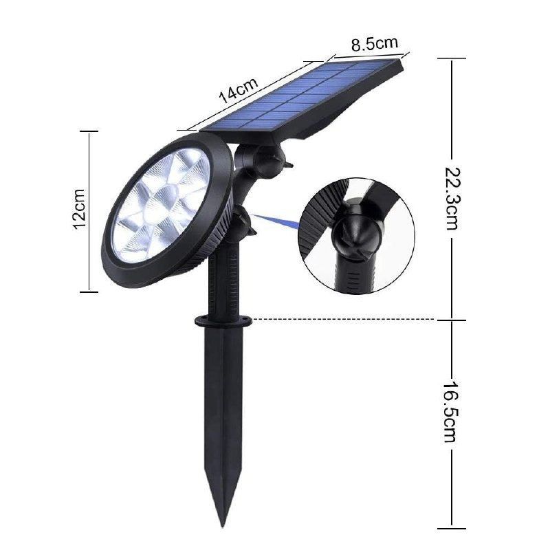 LUZ LED, SOLAR CON SENSOR DE MOVIMIENTO AUTOMATICO