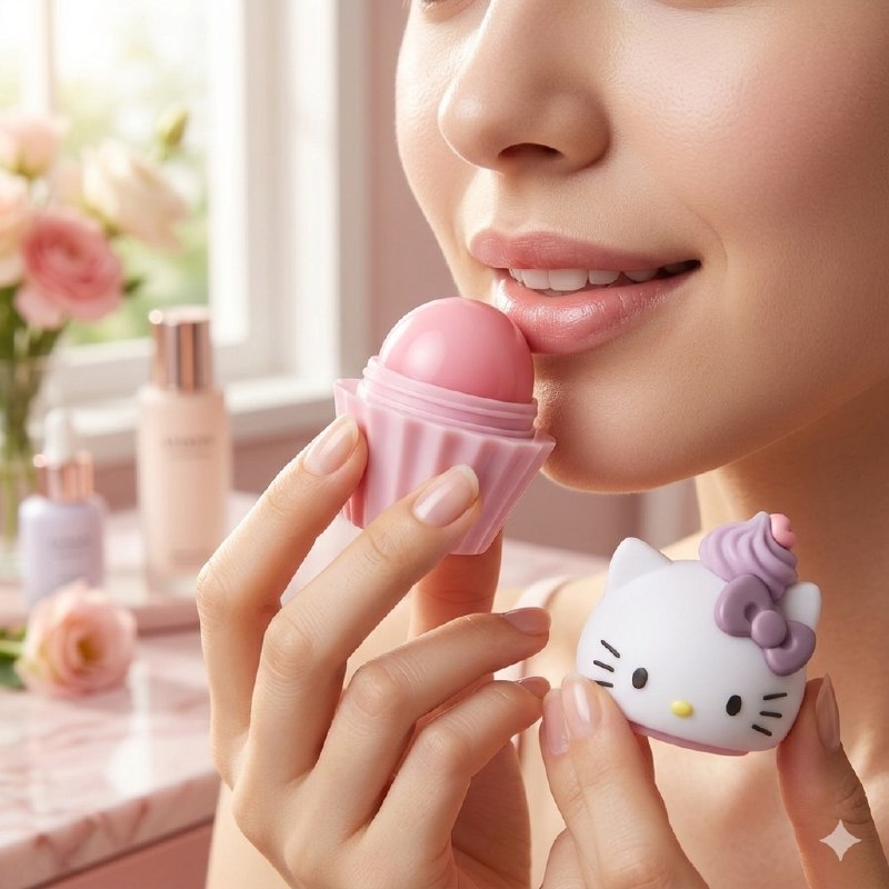 BALSAMO LABIAL HIDRATANTE DE HELLO KITTY MISS VANESSA 10G