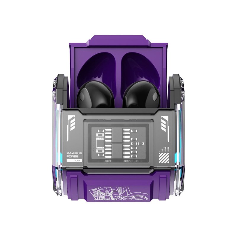AUDIFONOS AURICULARES ORIGINALES INALAMBRICOS MG-C03, BATERIA ESTUCHE 5H, BATERIA AUDIFONOS 5H, BT V.5.4, DISTANCIA DE 10MTS, COMODO ESTABLE TRANSFORMERS RISE OF THE BEASTS NIGTBIRD