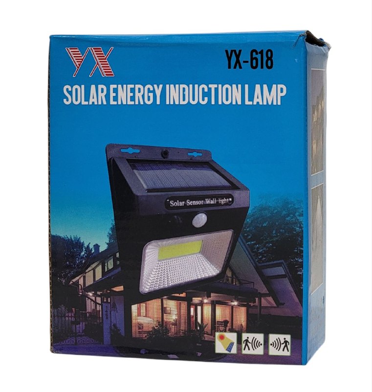 LUZ LED, LAMPARA DE INDUCCION SOLAR YX-618 SOLAR ENERGY INDUCTION LAMP