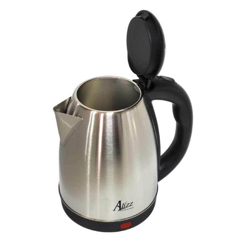 MAQUINA HERVIDOR DE AGUA ELECTRICO DE ACERO INOXIDABLE CON CAPACIDAD DE 2L, BASE GIRATORIA 360 GRADOS, LUZ LED INDICADORA ALIZZ