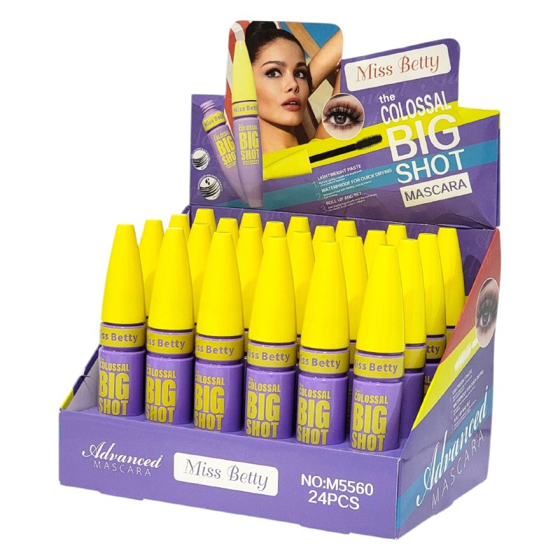 RIMEL DUPE MAYBELLINE A PRUEBA AGUA COLOR NEGRO THE BIG SHOT MISS BETTY 12G