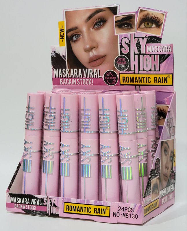 RIMEL DUPE MAYBELLINE SKY HIGH IMPERMEABLE ROMANTIC RAIN SKY HIGH