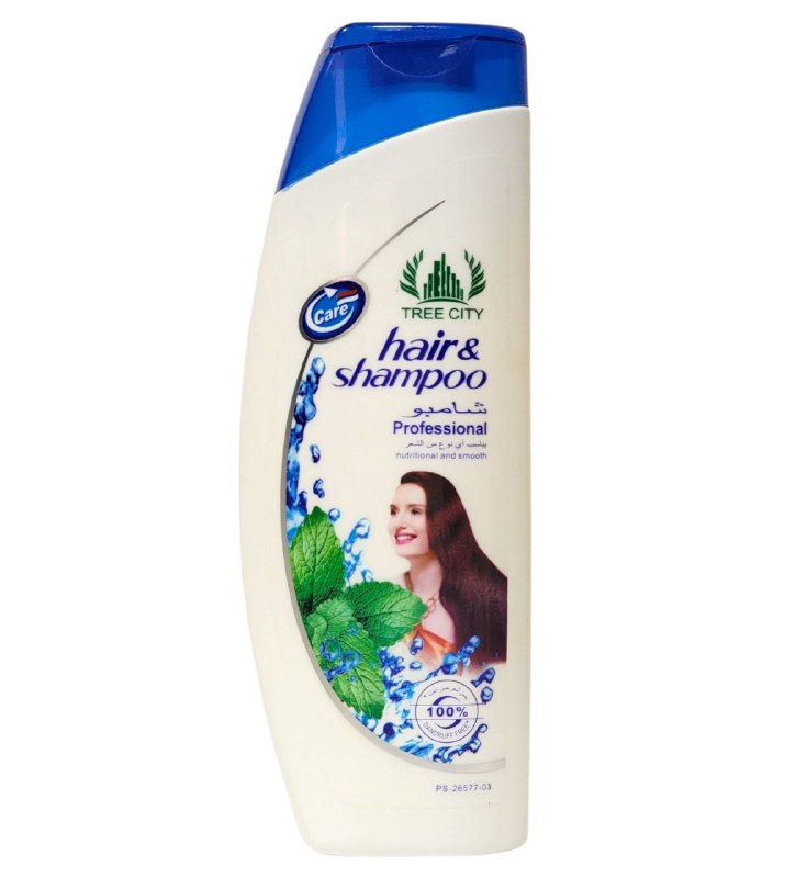SHAMPOO NUTRITIVO Y HUMECTANTE CON MENTA TREE CITY 400ML