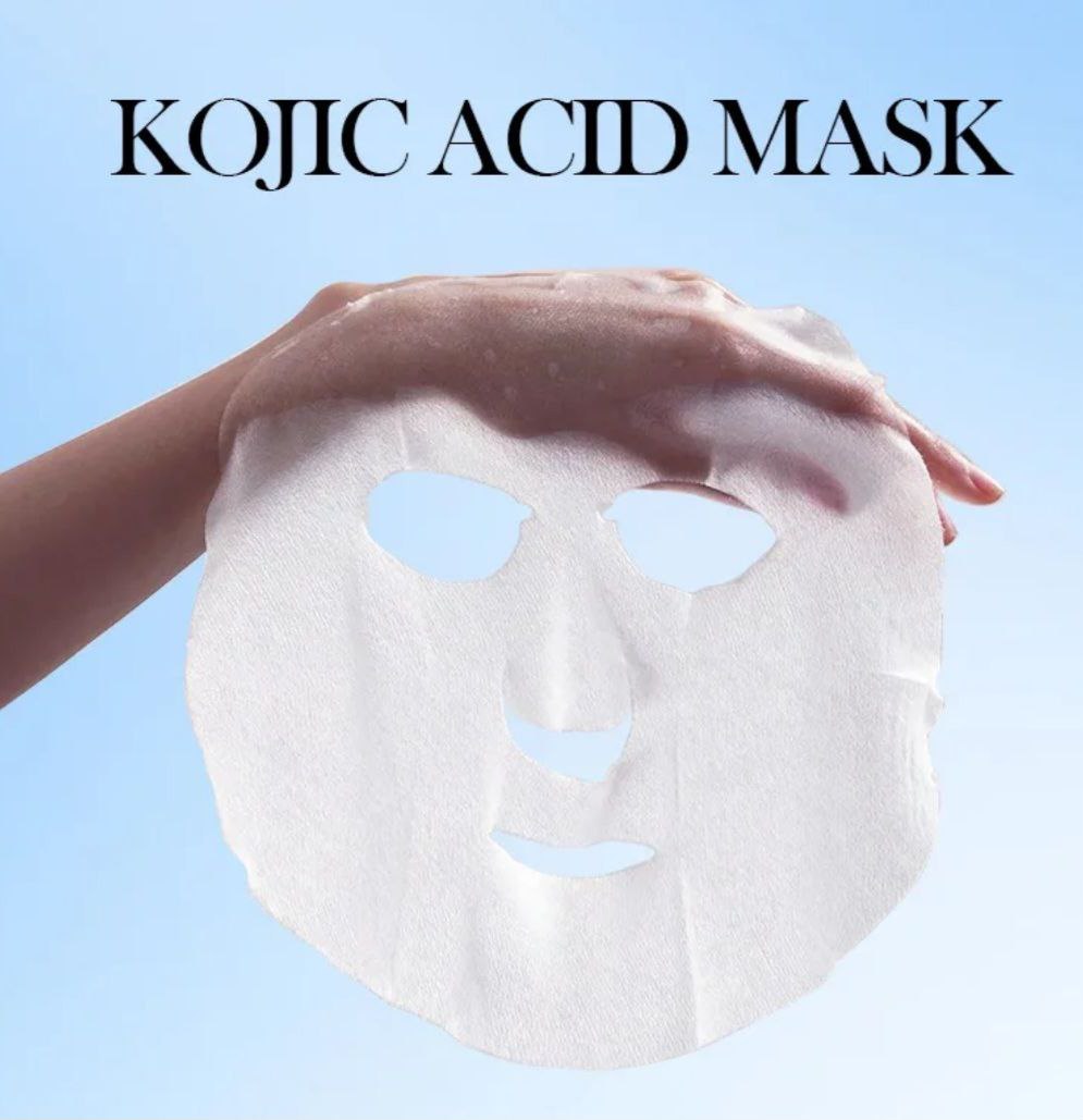 MASCARILLA FACIAL DE TELA BLANQUEADORA Y ANTIMANCHAS CON NIACINAMIDA CENTELLA ASIATICA ACIDO HIALURONICO Y KOJICO SADOER 30G