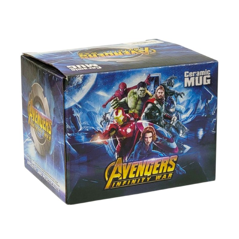 TAZA DE CERAMICA, RESISTENTE AL CALOR, MANGO CREATIVO DISEÑO AVENGERS INFINITY WAR SPIDER MAN