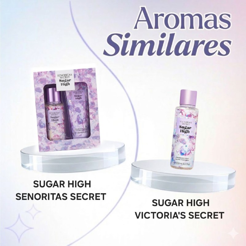 SET SENORITAS SECRET SUGAR HIGH SPLASH 125ML CREMA CORPORAL 125ML (M) (AROMA SIMILAR VS SUGAR HIGH)