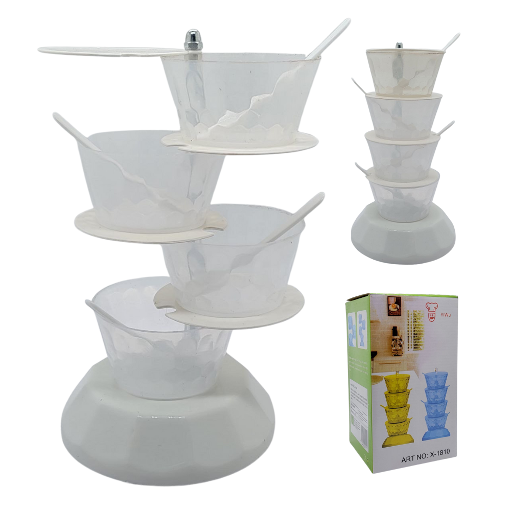 ORGANIZADOR GIRATORIO PARA ESPECIAS COLOR BLANCO