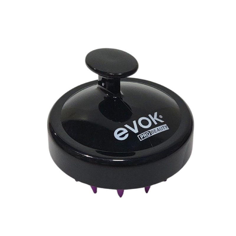 CEPILLO MASAJEADOR PARA EL CABELLO DE SILICONA EVOK