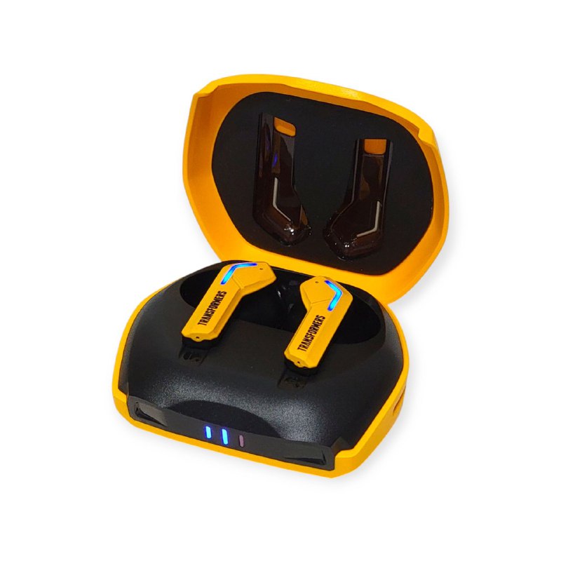 AUDIFONOS AURICULARES ORIGINALES B-127 TF-T06, V5.3, BATERIA 4H, COMODOS, SONIDO DE CALIDAD TRANSFORMERS AUTHENTIC BUMBLEBEE