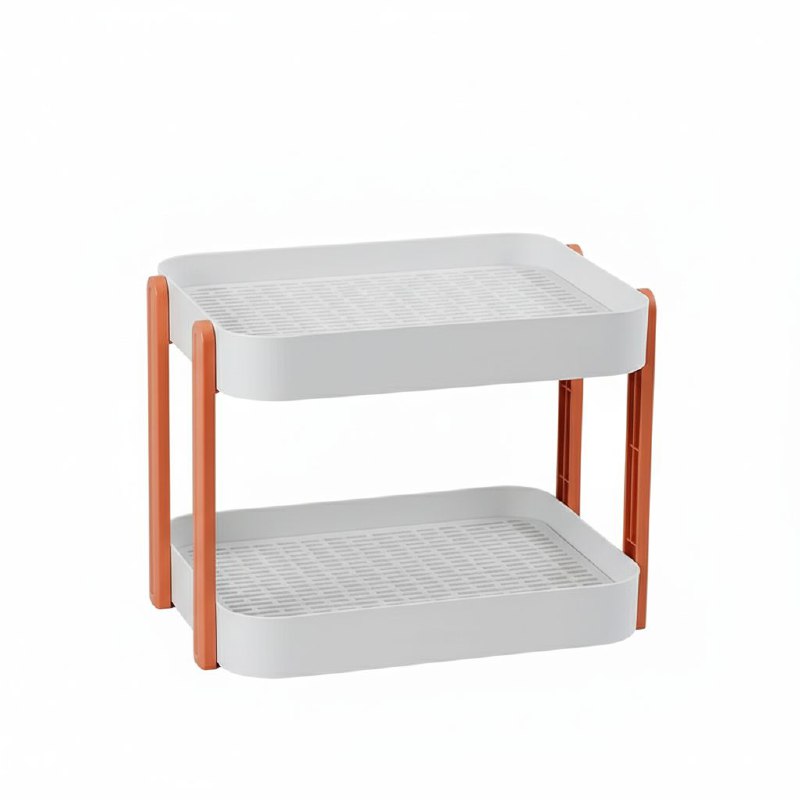 ESTANTE ORGANIZADOR ESCURRIDOR PARA VASOS Y TAZAS DE 2 NIVELES 33X25X26CM