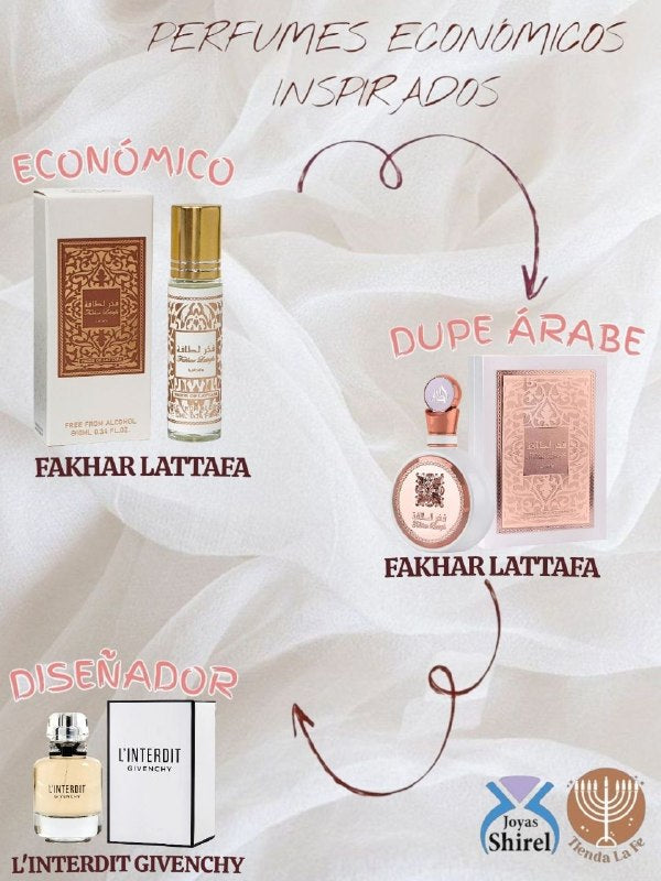PERFUME ECONOMICO ARABE FAKHAR LATTAFA 10ML