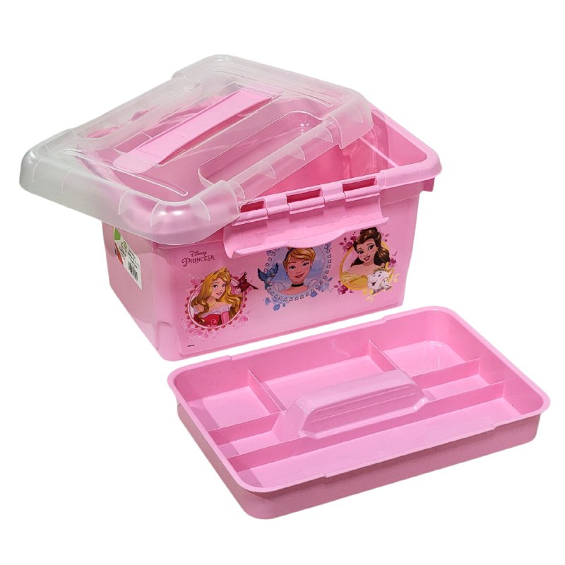 ORGANIZADOR CAJA DE ALMACENAMIENTO ORGANIZADORA PARA NIÑAS DE PRINCESAS 19X22X32CM