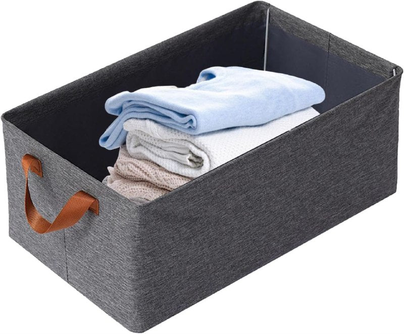 ORGANIZADOR CAJA DE ALMACENAMIENTOPLEGABLE DE TELA DE GRAN CAPACIDAD PARA ROPA,SABANAS, ETC