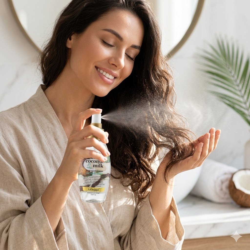 SPRAY COCONUT MILK NUTRICIÓN PROFUNDA HIDRATACIÓN Y UNA FRAGANCIA LOVE JOJO CONT. 128ML