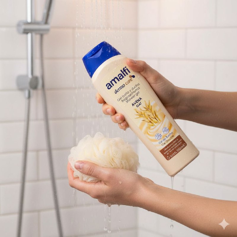 GEL DE DUCHA DERMATOLOGICO DE AVENA HIDRATANTE Y SUAVIZANTE AMALFI 750ML