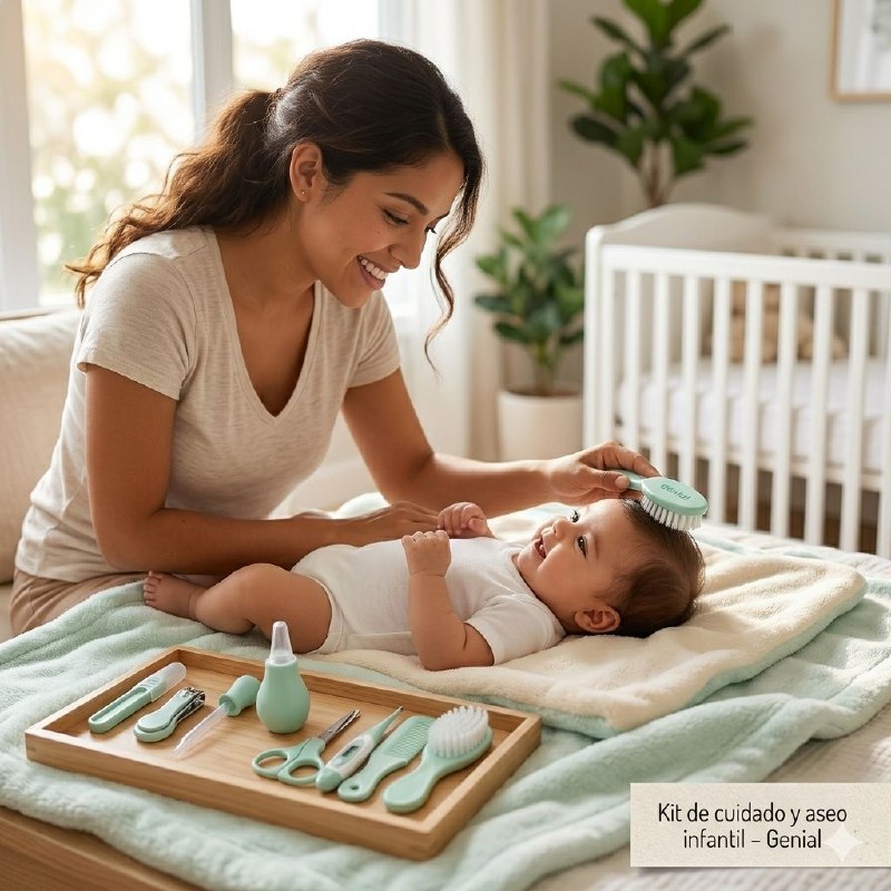 SET DE CUIDADO Y SALUD PARA BEBES DE 8 PIEZAS