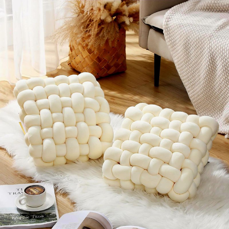 COJIN ALMOHADA DECORATIVO DE TERCIOPELO PARA SOFA,COCHE, BEBE, SUELO TOSKANA COLLECTION 35X35CM