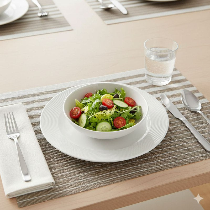 MANTEL DE COCINA PARA MESA COMEDOR RECTANGULAR ANTIDEZLIZANTE 30X45CM, 6 PIEZAS