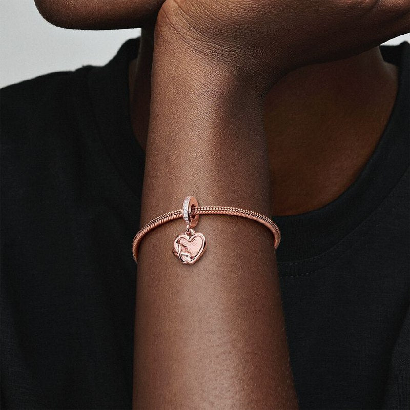 PCHARM3099 CORAZON PANDORA PLATA 9.25 AMOR SAN VALENTIN