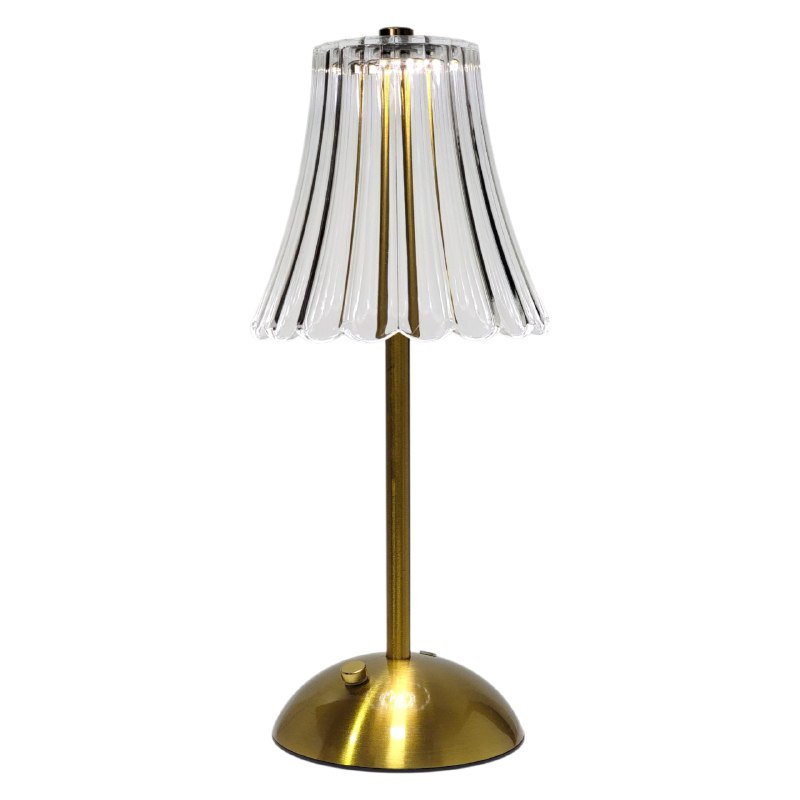 LAMPARA DECORATIVA LED DE MESA DIAMANTE CON 2 INTENSIDADES AJUSTABLES