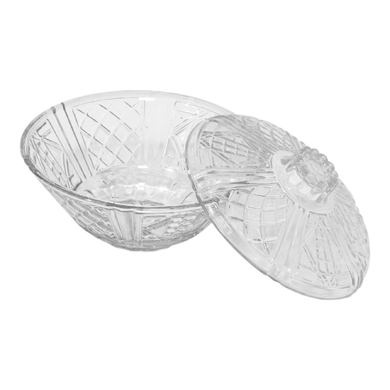 RECIPIENTE AZUCARERA DE CRISTAL DE ALTA CALIDAD Y ELEGANTE SAPPHIRE 18CM