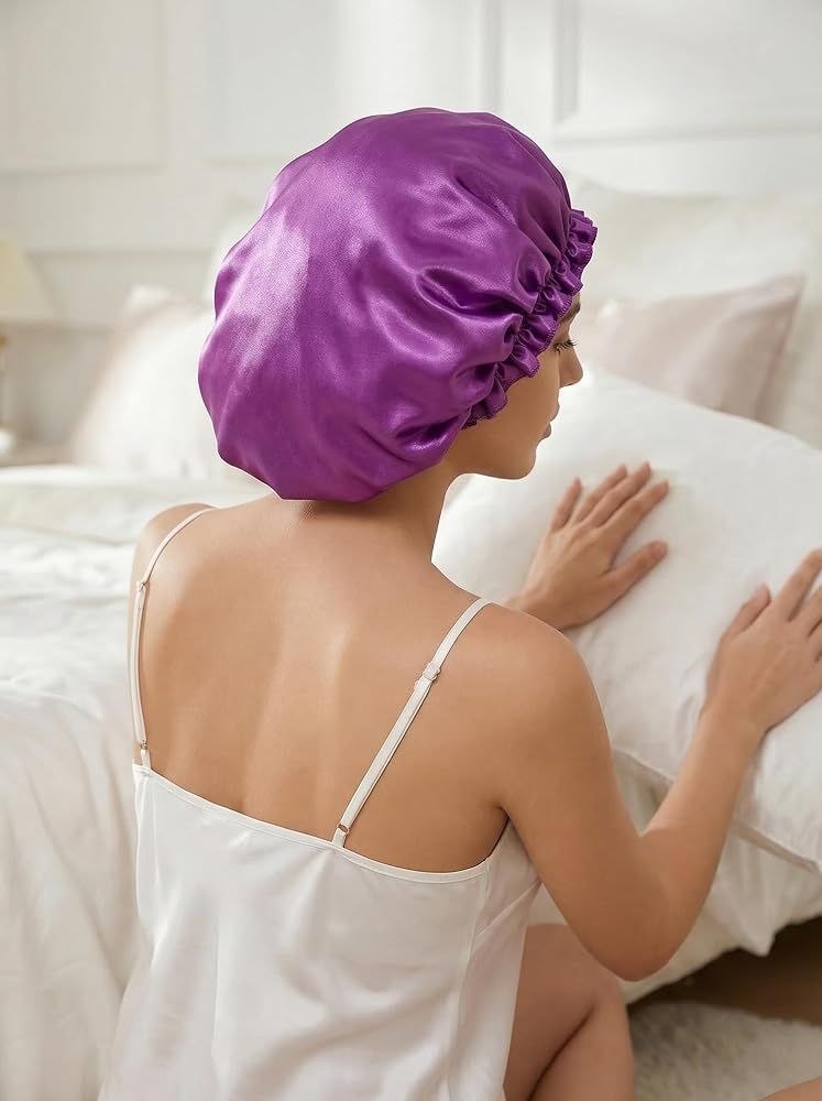 GORRO DE SATÍN EVITA EL QUIEBRE DEL CABELLO, MANTIENE LOS RIZOS, LISO PROLONGADO STAY BEAUTIFUL