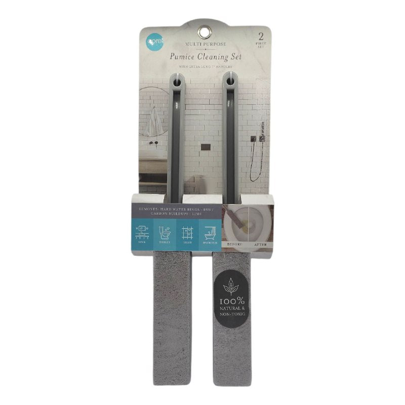 CEPILLO DE LIMPIEZA CON PIEDRA POMES PARA BAÑO CORE HOME 2UND