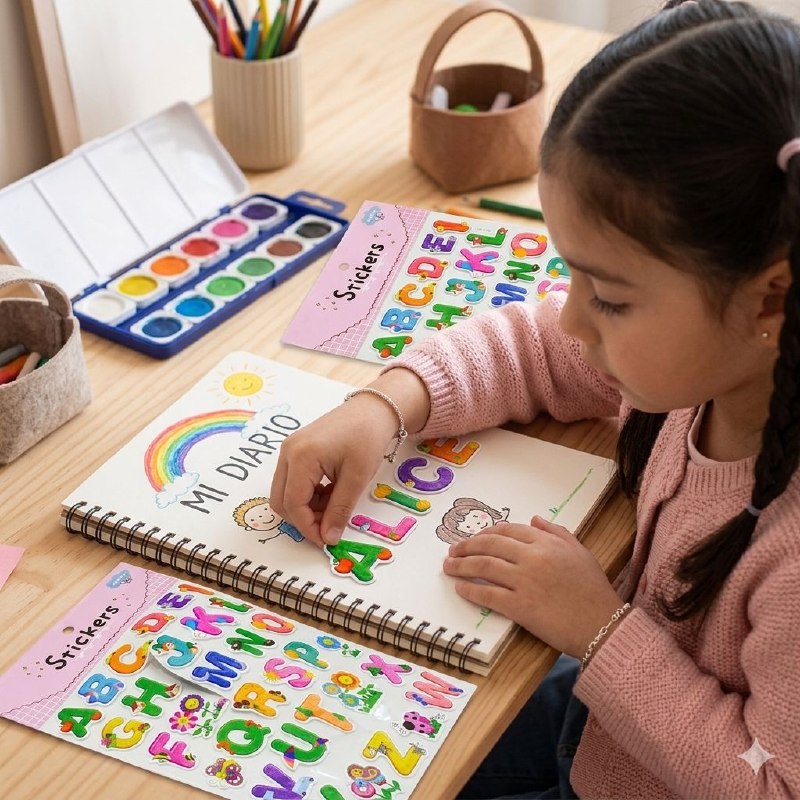 STICKERS DE DECORACION Y ESTIMULACION DE APRENDIZAJE PARA NIÑOS