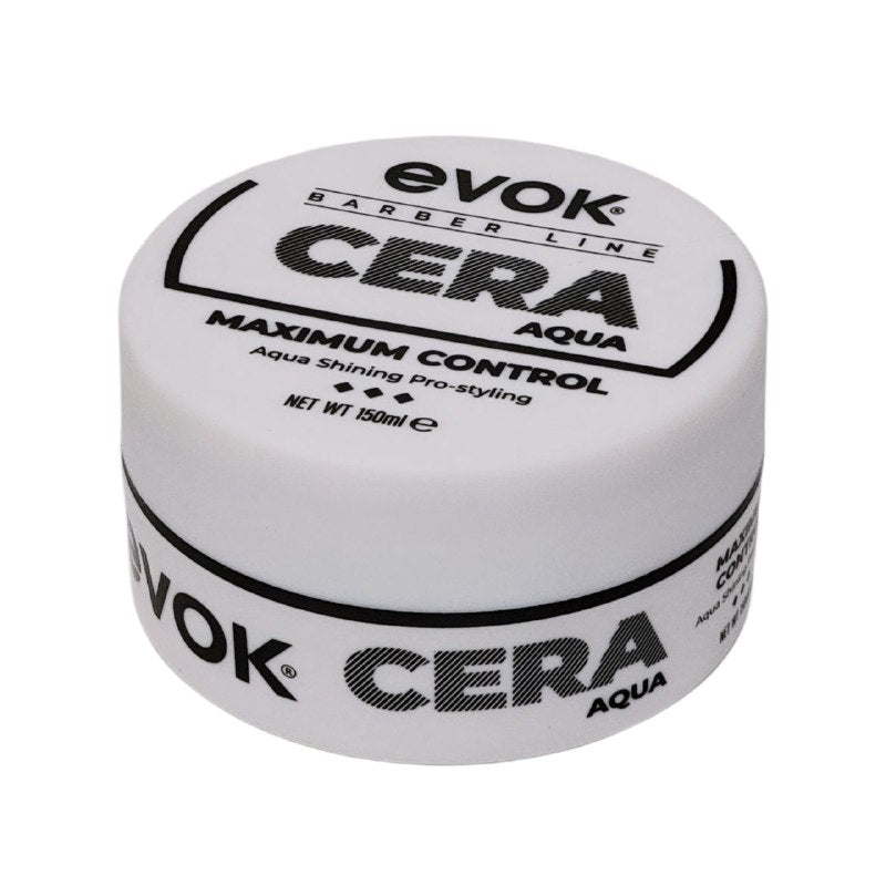 CERA PARA EL CABELLO DE MAXIMO CONTROL A BASE DE AGUA EVOK 150ML