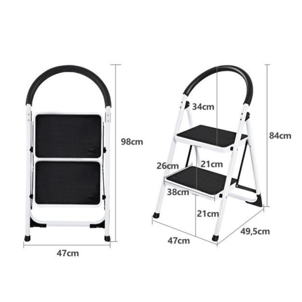 ESCALERA PLEGABLE DE 2 NIVELES