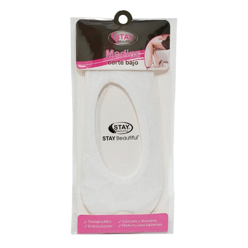 MEDIAS DE CORTE BAJO TRANSPIRABLES ANTIDESLIZANTES PARA MUJERES TALLA UNICA 1 PAR STAY BEAUTIFUL, 6 ESTILOS