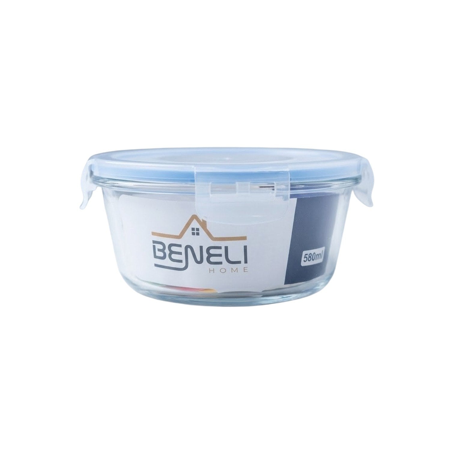 RECIPIENTE DE VIDRIO PARA ALMACENAR Y TRANSPORTAR COMIDAS DE FORMA PRÁCTICA Y SEGURA BENELI HOME 58OML