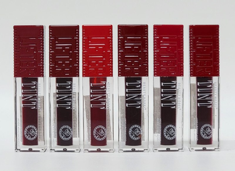 BRILLO TINTA PARA LABIOS DUPE MAYBELLINE LIFTER TINT CON ACIDO HIALURONICO COLOR INTENSO DURADERO, TEXTURA LIGERA 6 TONOS BEAUTY MODEL