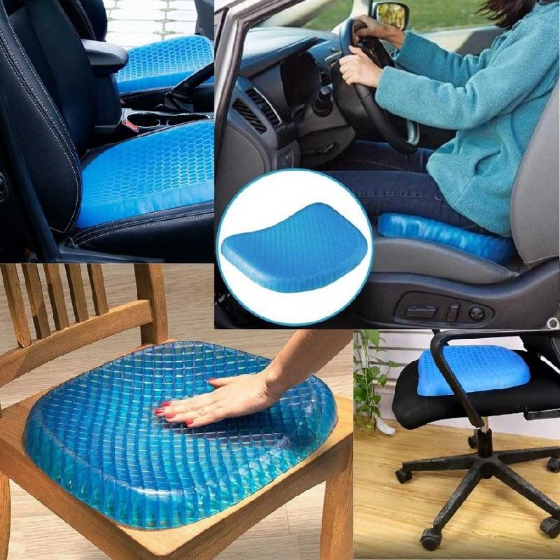 ALMOHADA DE APOYO DE GEL ORTOPEDICO FLEXIBLE MULTIUSO 31X38CM