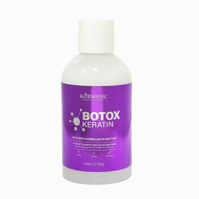 ACONDICIONADOR SIN ENJUAGUE REPARADOR DE QUERATINA Y BOTOX KORMESIC 280G