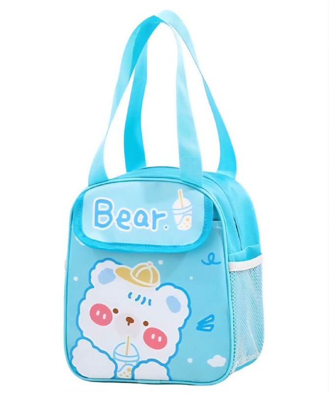LONCHERA TERMICA PARA NIÑOS, PRACTICA Y DIVERTIDA 4 DISEÑOS 19X23CM