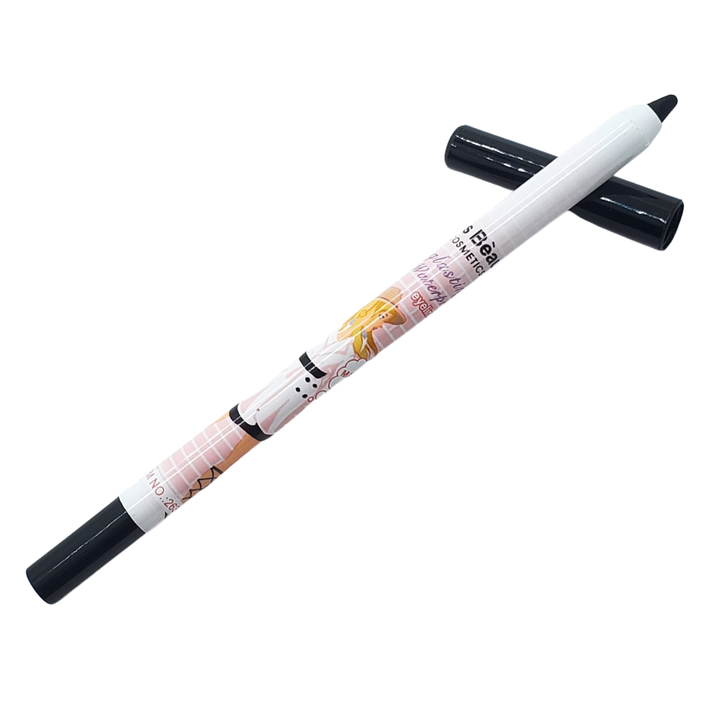 DELINEADOR EN LAPIZ COLOR NEGRO A PRUEBA DE AGUA KISS BEAUTY