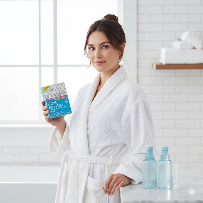 GEL DE DUCHA INTIMO PARA MUJER SUAVE Y REFRESCANTE JUST FOR HER 133MLX2