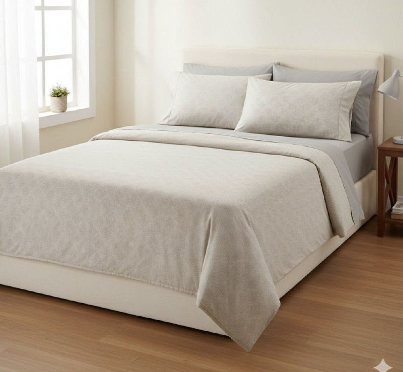 JUEGO DE SABANAS CAMERA DE 4 PIEZAS UNIPERSONAL BENELI HOME, 30 ESTILOS