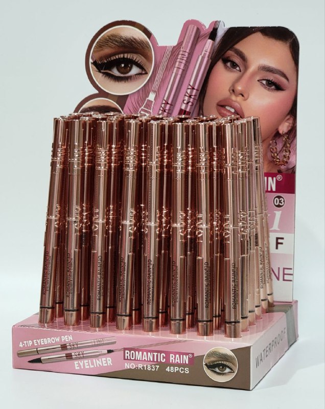 DELINEADOR DE OJOS Y CEJAS DUPE MAYBELLINE SKY HIGH EN LAPIZ LIQUIDO IMPERMEABLE ROMANTIC RAIN 3D