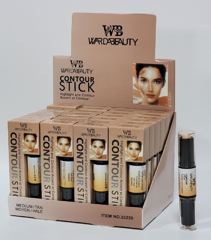 CONTORNO EN BARRA, DUPE NXY RESALTA Y CONTORNEA WARDABEAUTY 8G