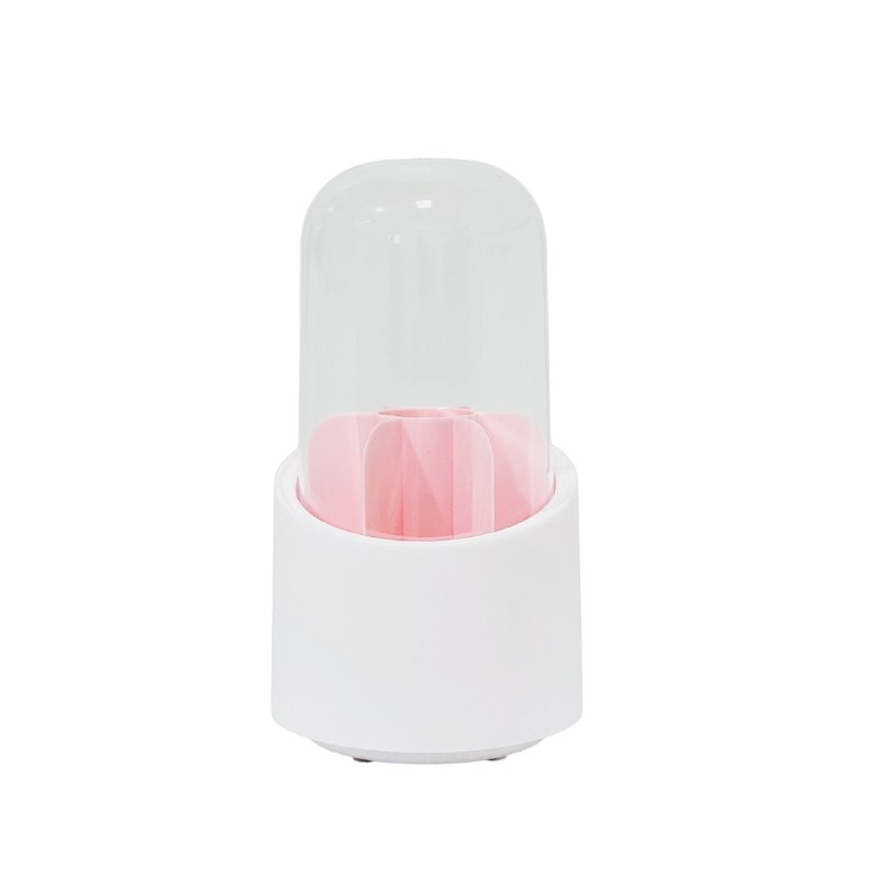 ORGANIZADOR DE BROCHAS DE MAQUILLAJE GIRATORIO LD-1005-1 19X13CM