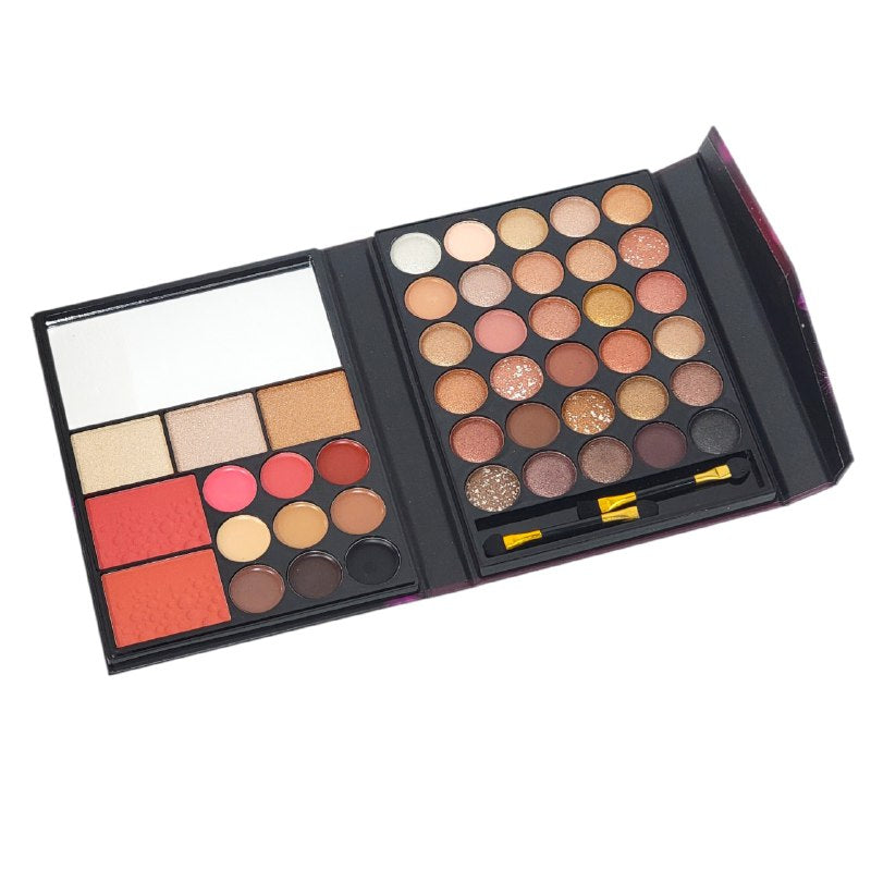 SOMBRA DE MAQUILLAJE EN PALETA DE OJOS COLOES PERFECTOS DE 44 TONOS VARIADOS MOCMALLURE 17X28CM