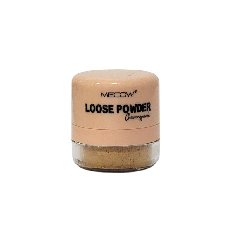 POLVO DE MAQUILLAJE SUELTO QUE MINIMIZA LINEAS FINAS Y POROS MECOW
