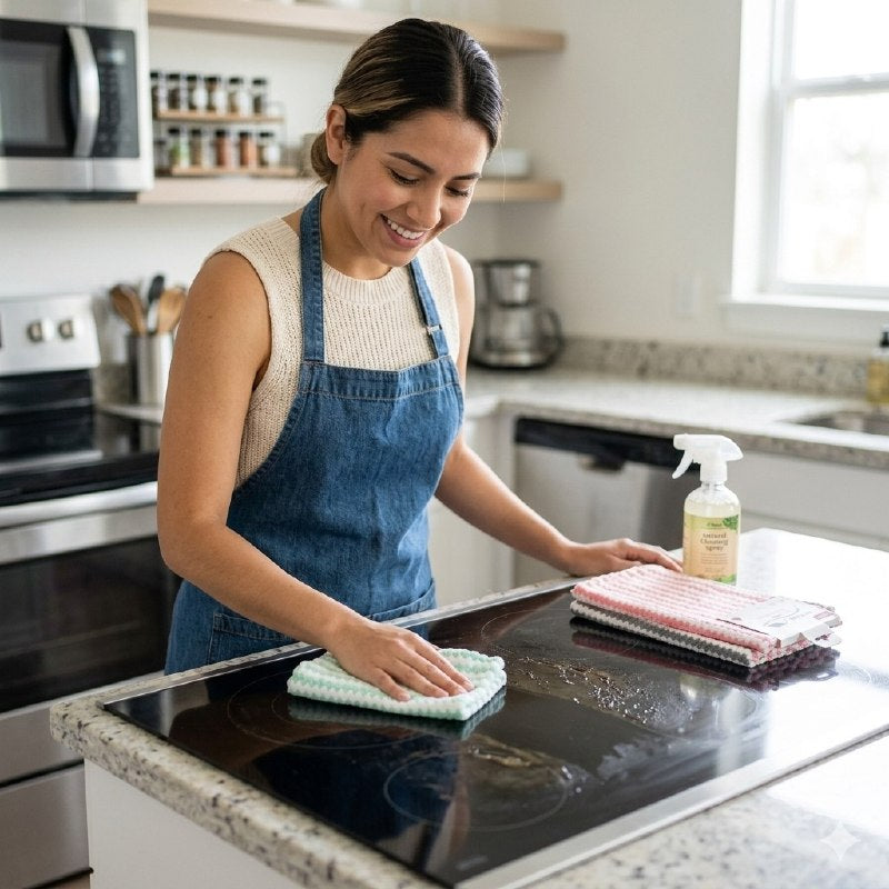 TRAPO PAÑOS DE LIMPIEZA DE MICROFIBRA PARA COCINA EN SET DE 3 PIEZAS BILOV KITCHEN
