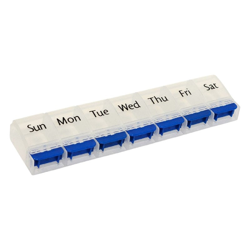 ORGANIZADOR DE PASTILLAS SEMANAL COMPACTO Y LIGERO STAY BEAUTIFUL 5.2X22CM