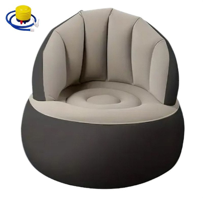 SOFA INFLABLE RECLINABLE, PARA EXTERIORES O INTERIORES CON BOMBA DE AIRE, 6 COLORES
