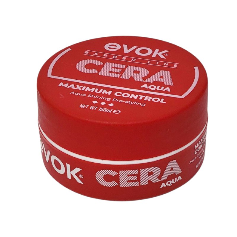 CERA PARA EL CABELLO DE MAXIMO CONTROL A BASE DE AGUA EVOK 150ML