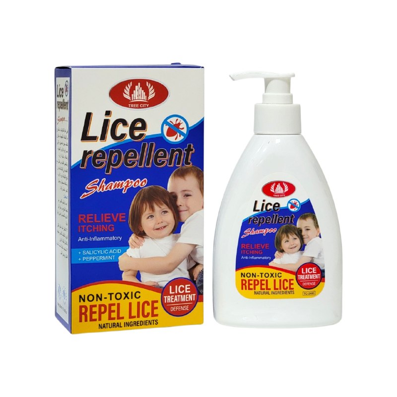 SHAMPOO REPELENTE DE PIOJOS CON MENTA Y ACIDO SALICILICO TREE CITY 300ML
